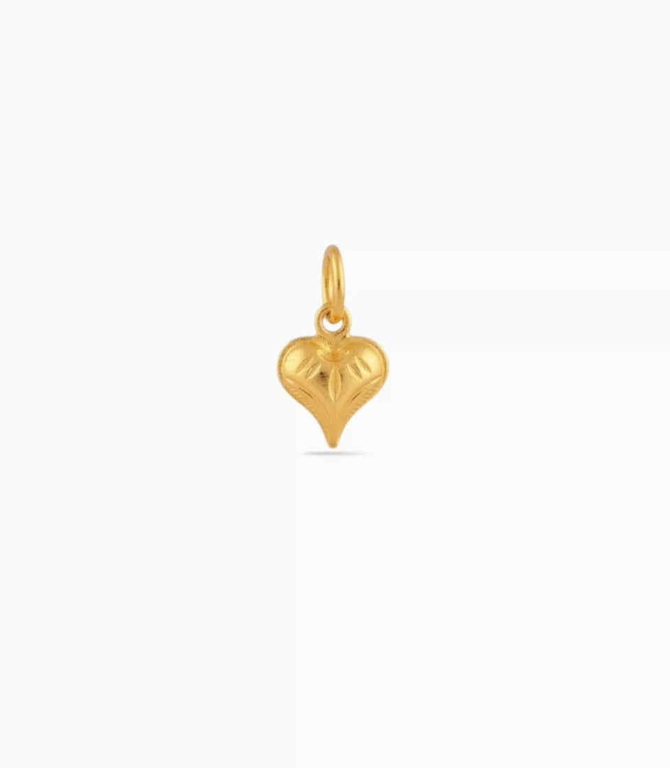 Gold Plated Delicate Heart Pendant