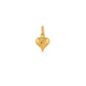 Gold Plated Delicate Heart Pendant