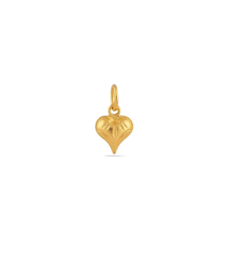 Gold Plated Delicate Heart Pendant