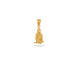 Gold Plated Baba Loknath Pendant