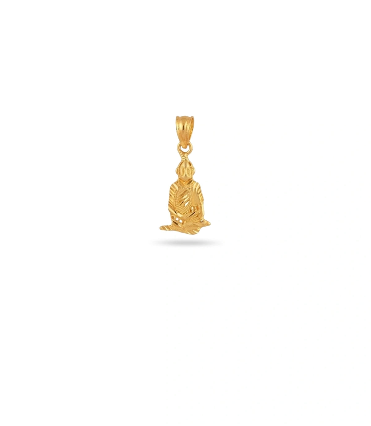 Gold Plated Baba Loknath Pendant