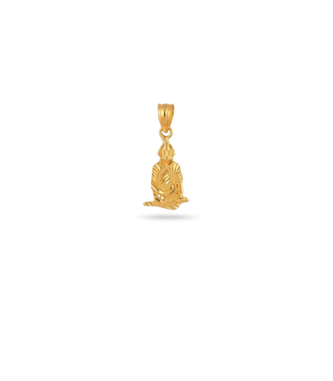 Gold Plated Baba Loknath Pendant