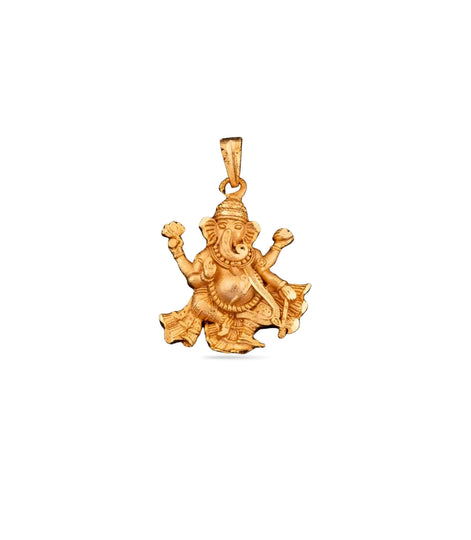 Gold Plated Ganesha Pendant