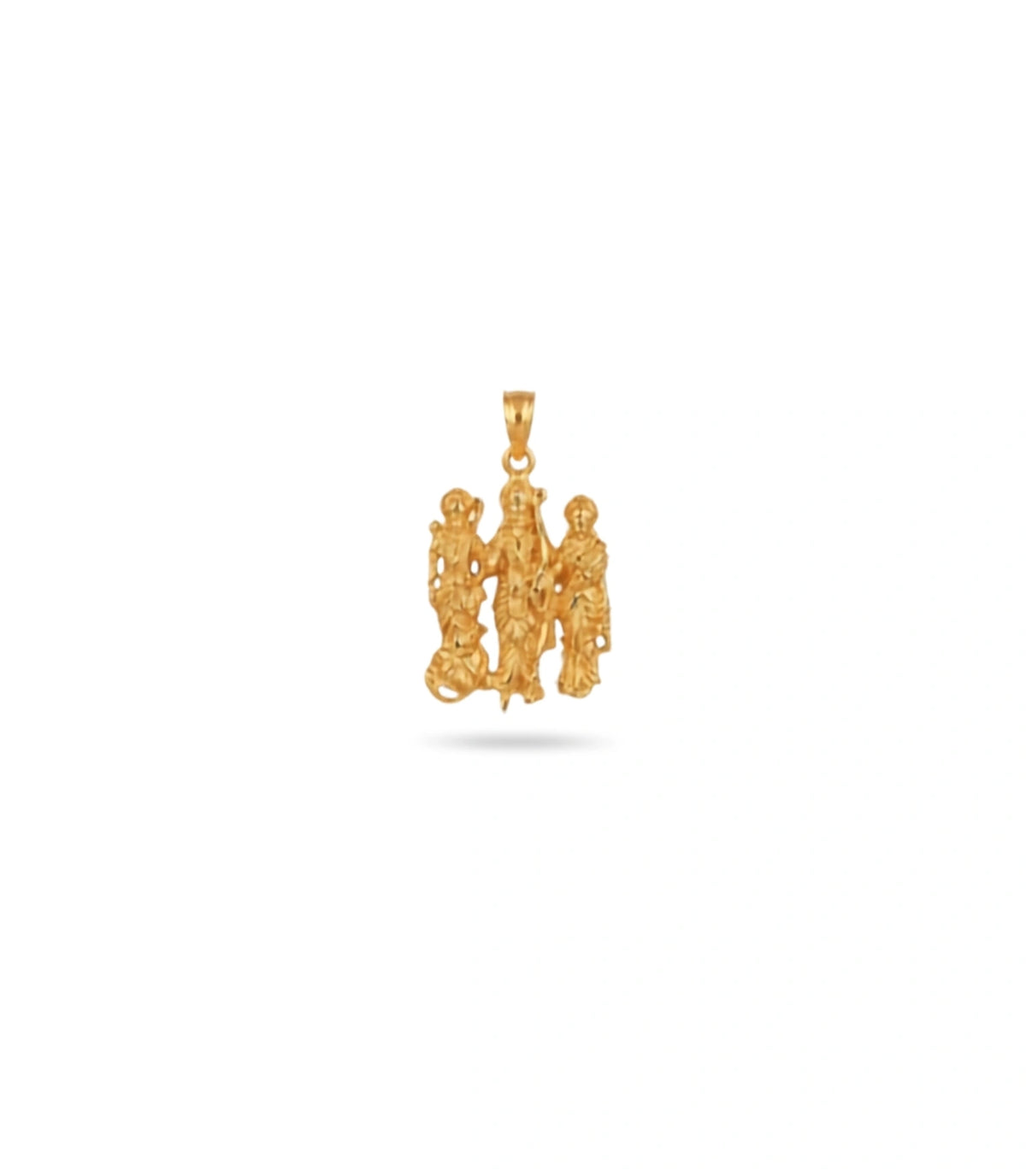 Gold Plated Lord Ram Pendant