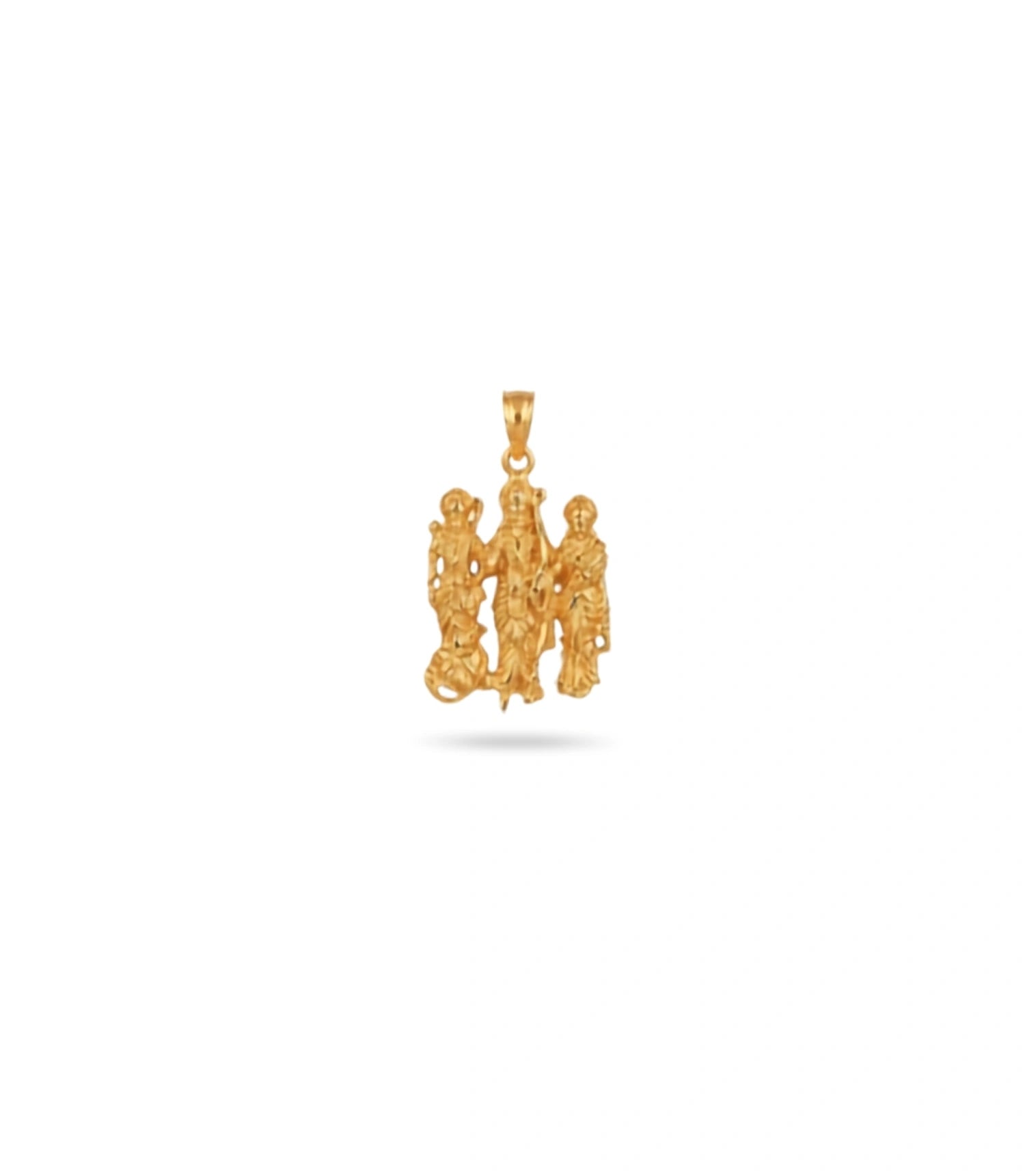 Gold Plated Lord Ram Pendant