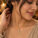 Gold Plated Morpankh Pendant