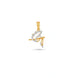 Gold Plated Morpankh Pendant