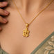 Gold Plated Spiritual Ganesh Pendant