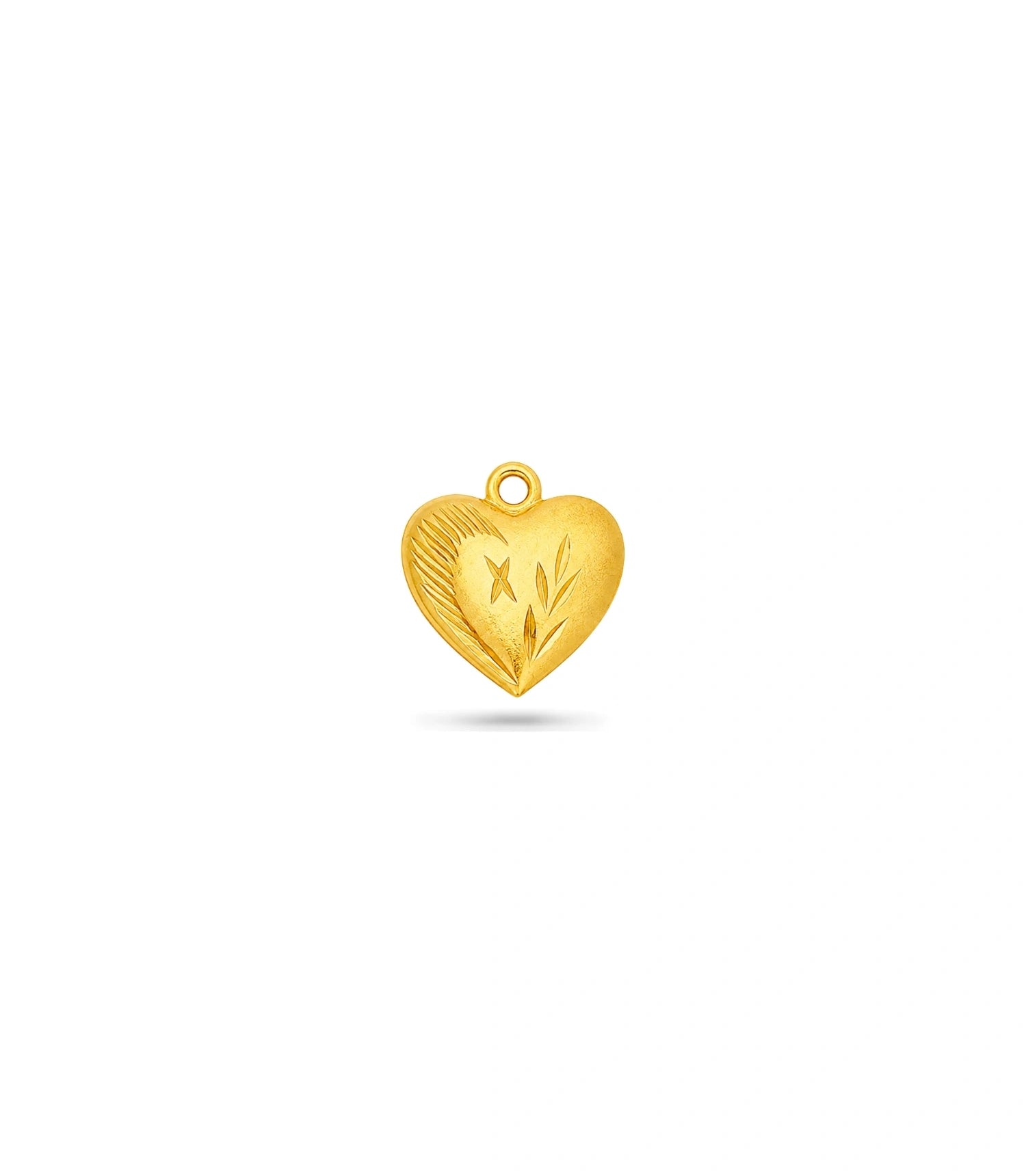 Gold Plated Stylish Heart Pendant