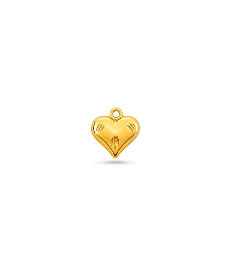 Gold Plated Feminine Heart Pendant