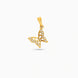 Gold Plated Hanging Bell Pendant