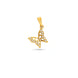 Gold Plated Hanging Bell Pendant