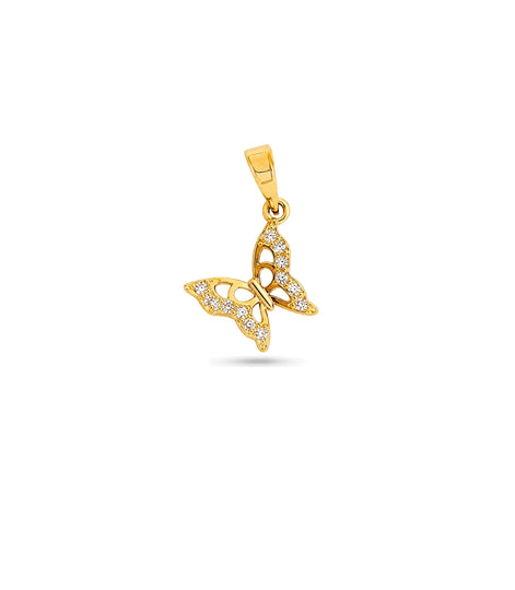Gold Plated Hanging Bell Pendant