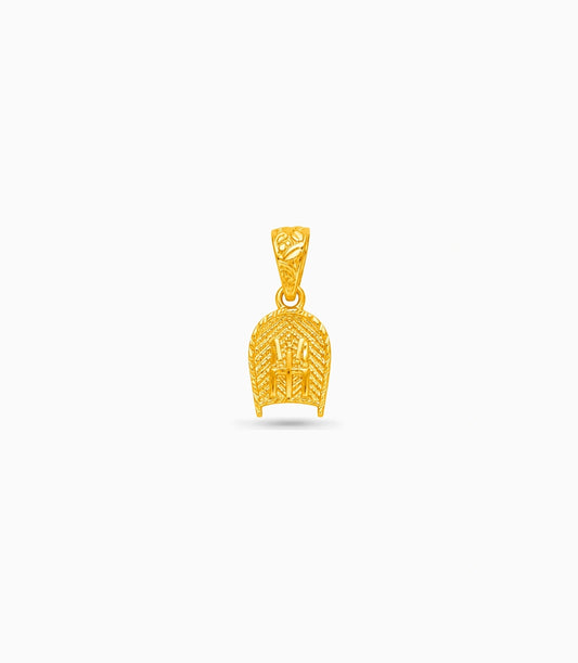 Gold Plated Tiny Faith Pendant
