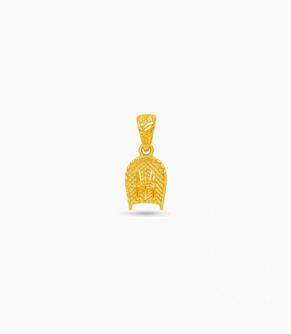 Gold Plated Tiny Faith Pendant