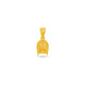 Gold Plated Tiny Faith Pendant