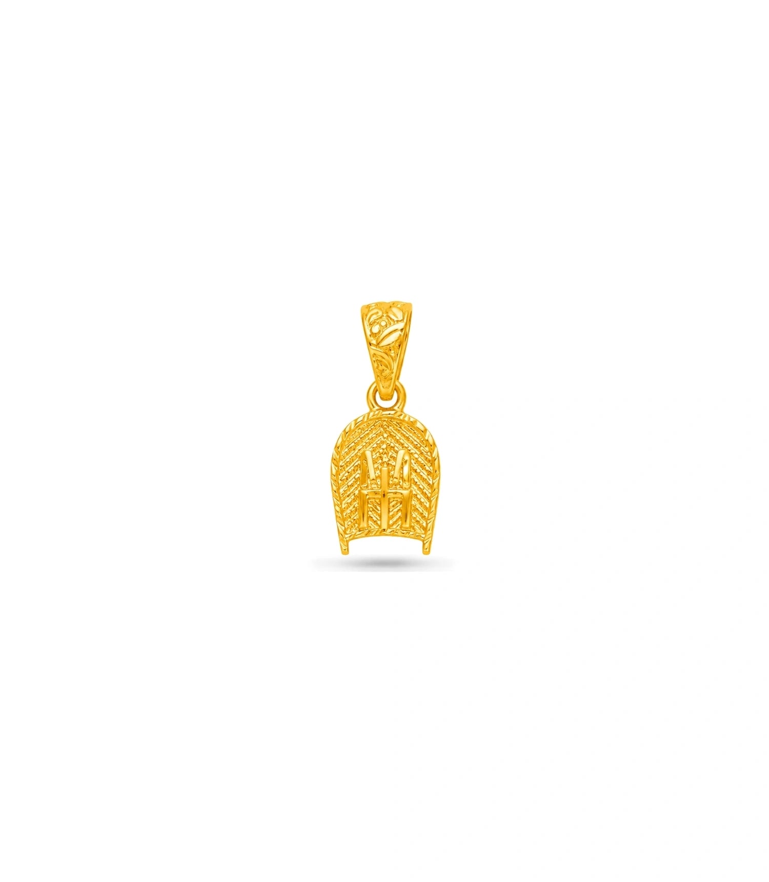 Gold Plated Tiny Faith Pendant