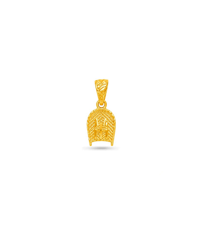 Gold Plated Tiny Faith Pendant
