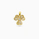 Gold Plated Flower AD Pendant