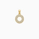 Gold Plated Halo AD Pendant