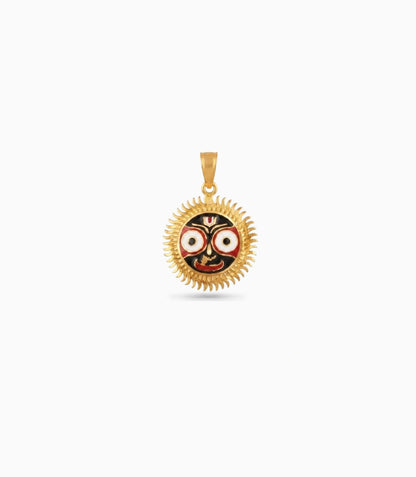 Gold Plated Lord jagannath Pendant