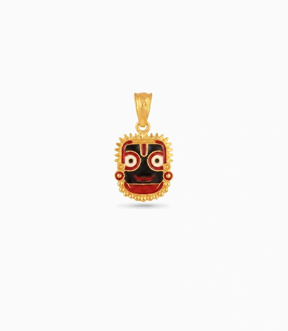 Gold Plated Yatra Pendant