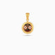 Gold Plated Circular Jagannath Pendant