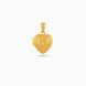 Gold Plated Lustrous Heart Pendant