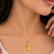 Gold Plated Radha Krishna Love Pendant
