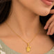 Gold Plated Hanuman Divine Pendant