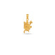 Gold Plated Hanuman Divine Pendant