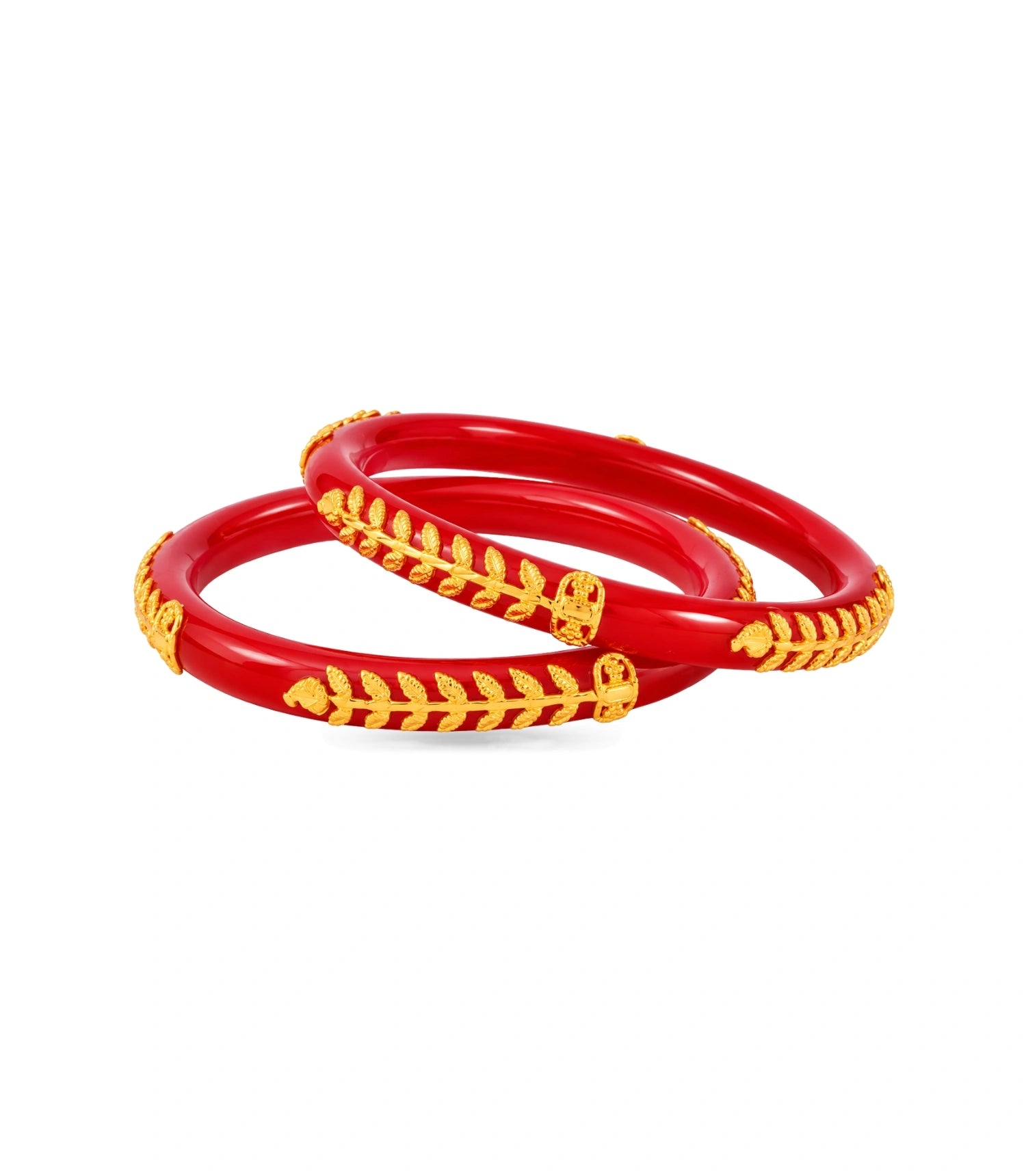 Gold Plated Classic Pola Bangle Set