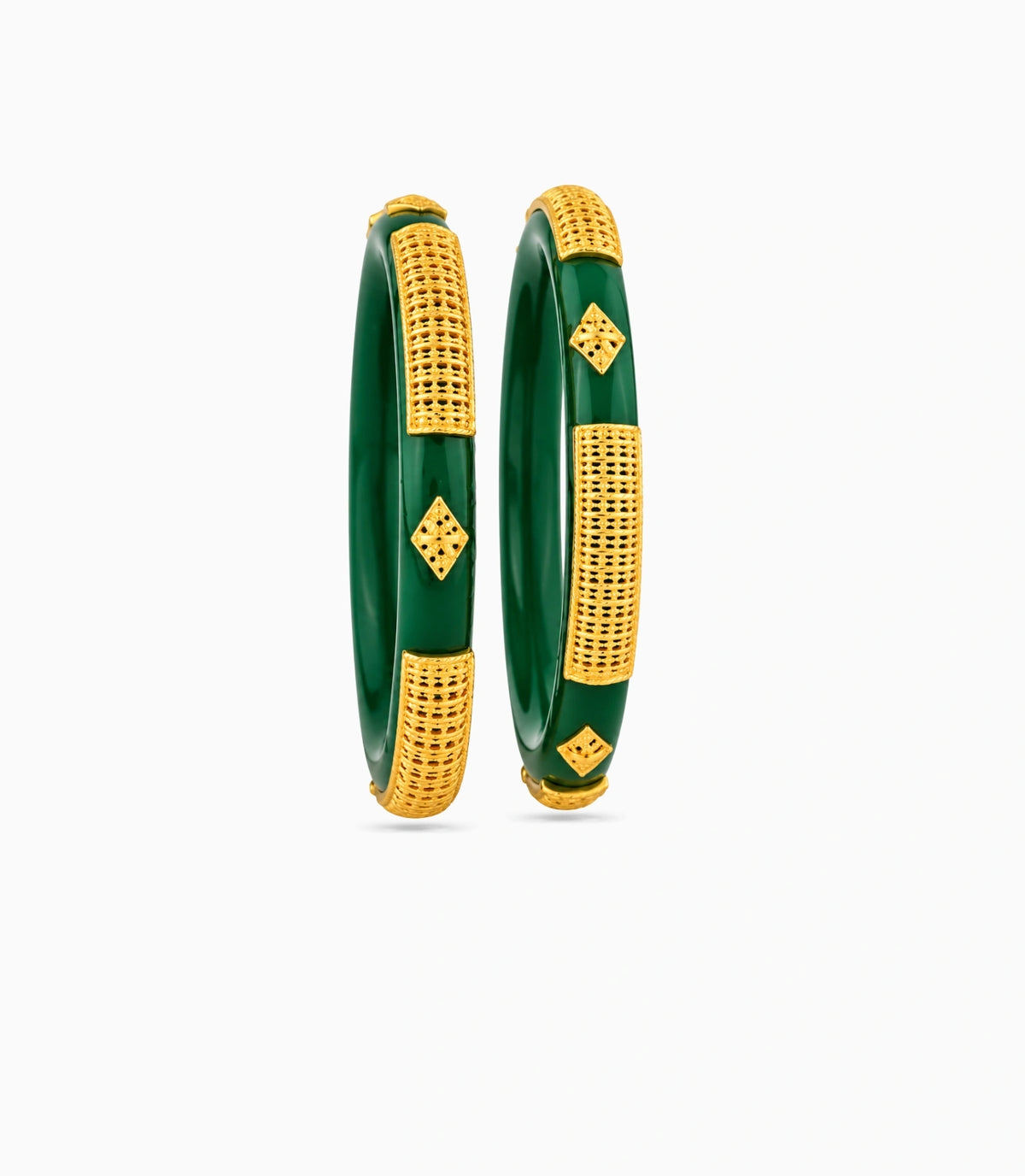 Gold Plated Timeless Pola Bangle Set