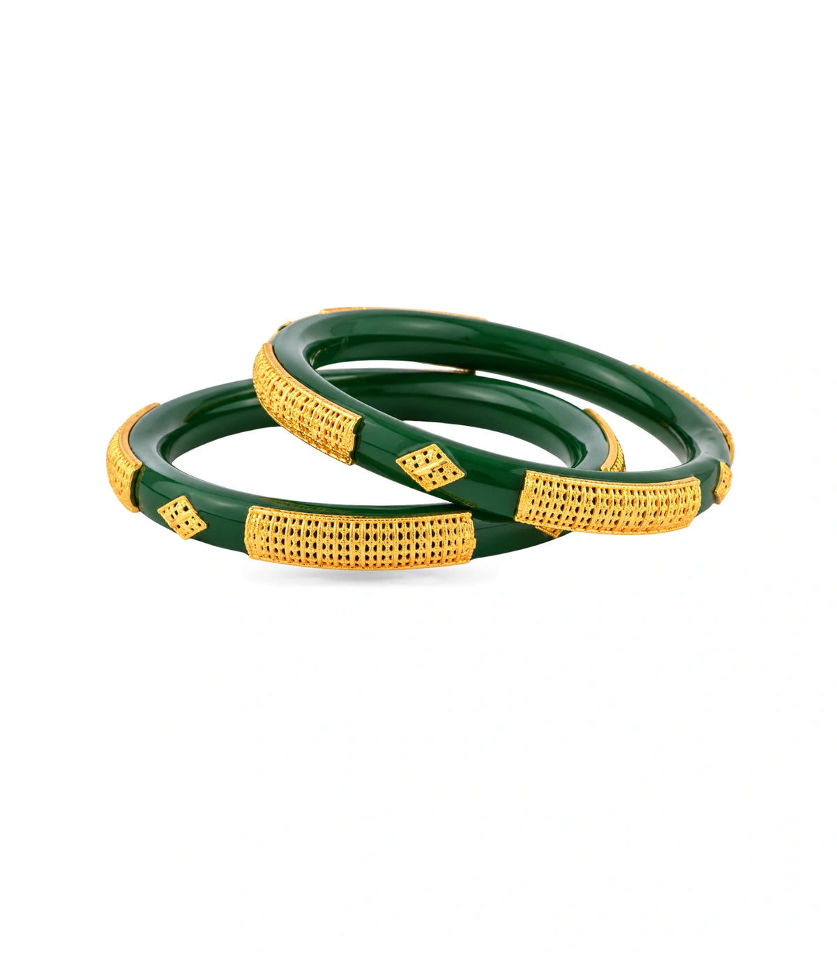 Gold Plated Timeless Pola Bangle Set