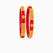 Gold Plated Red Timeless Pola Bangle Set