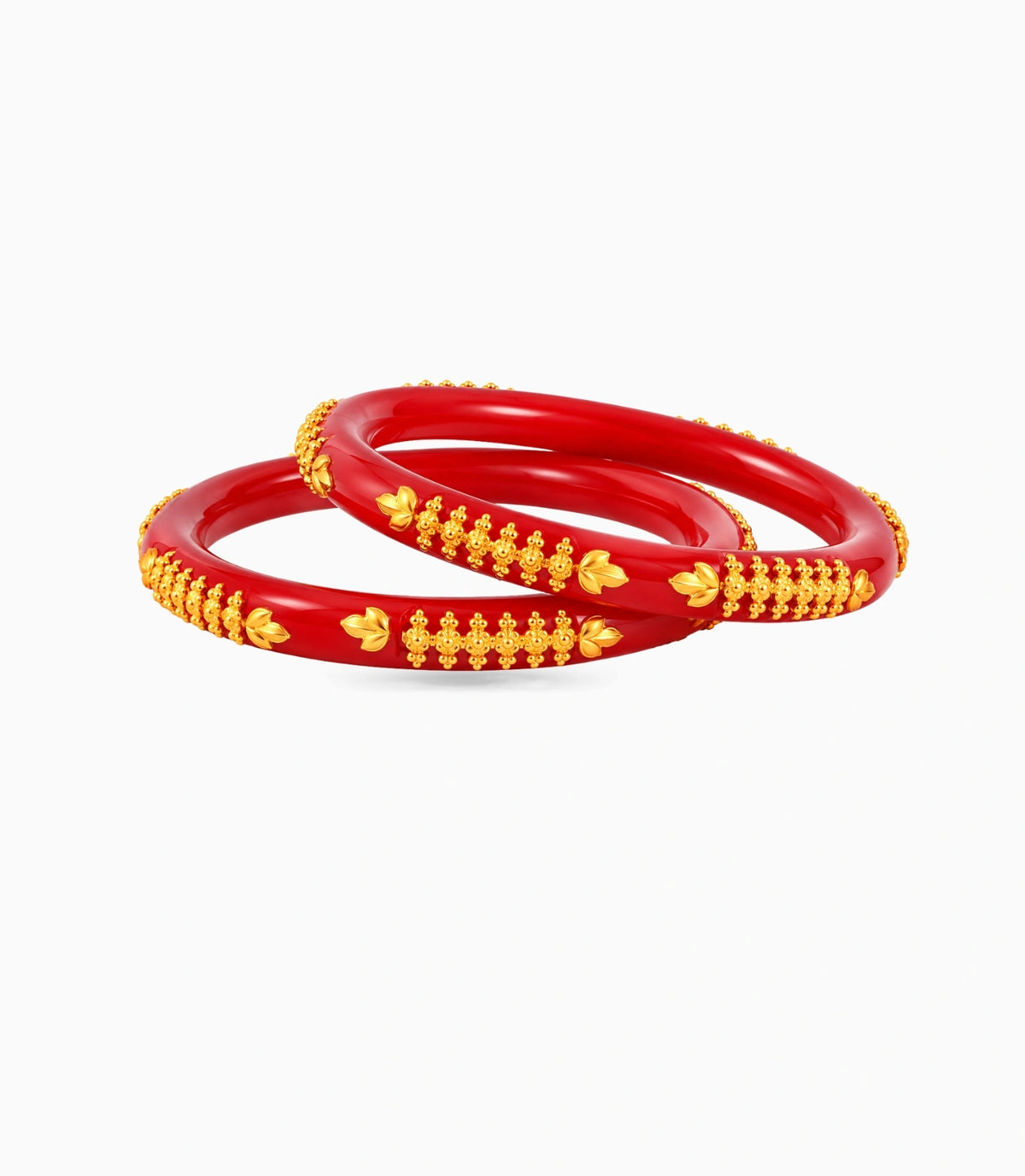 Gold Plated Sacred Pola Bangle Set