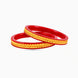Gold Plated Auspicious Pola Bangle Set
