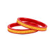 Gold Plated Auspicious Pola Bangle Set