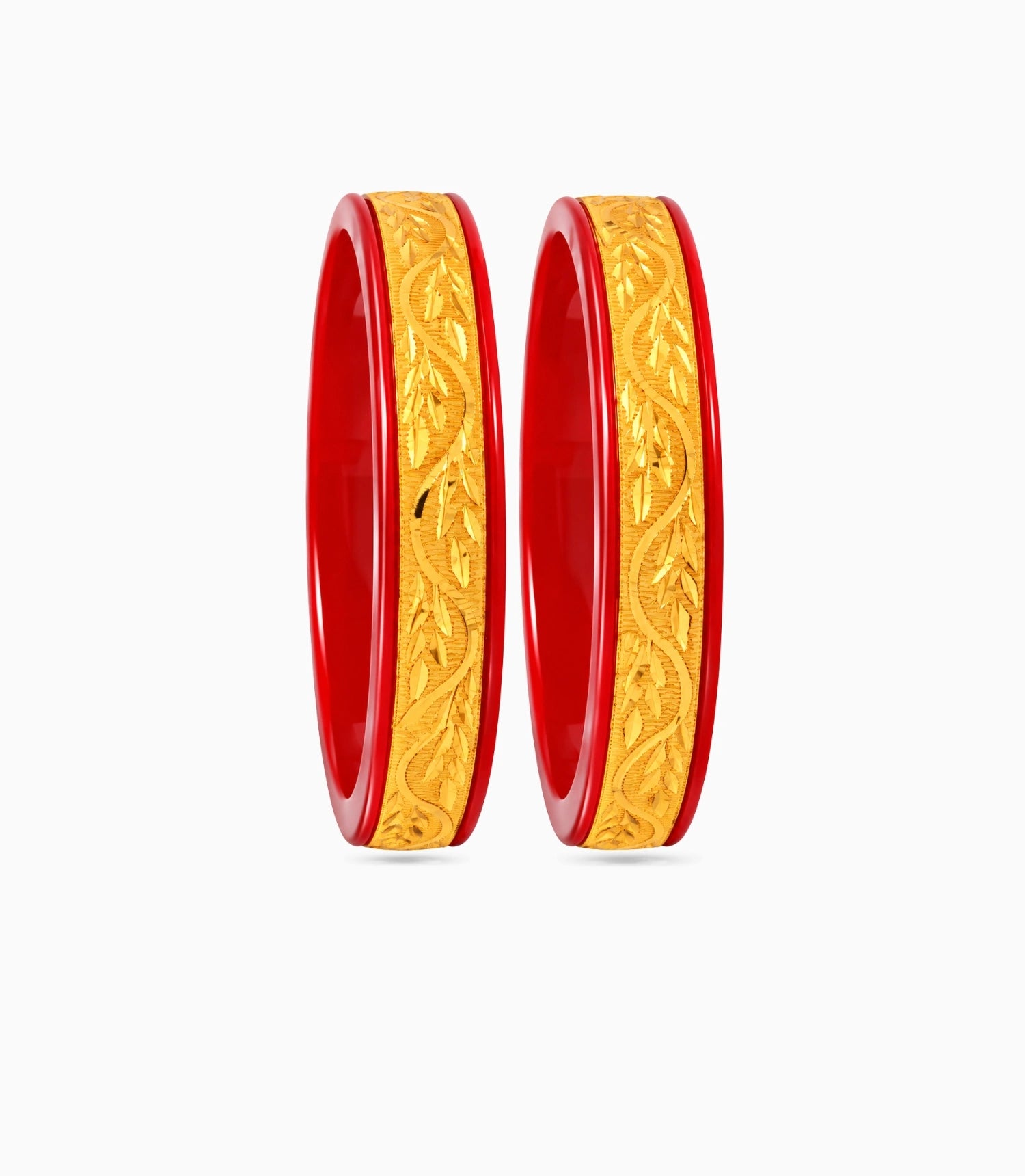 Gold Plated Premium Pola Bangle Set