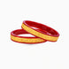 Gold Plated Graceful Pola Bangle Set