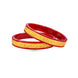 Gold Plated Graceful Pola Bangle Set