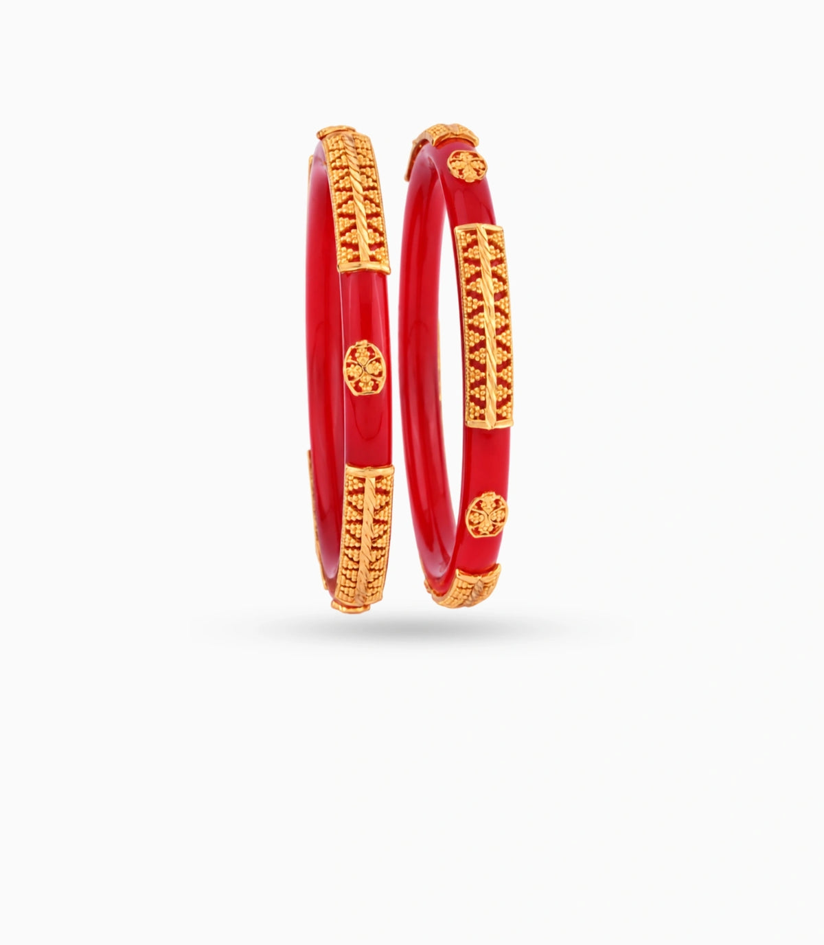 Gold Plated Refined Pola Bangle Set