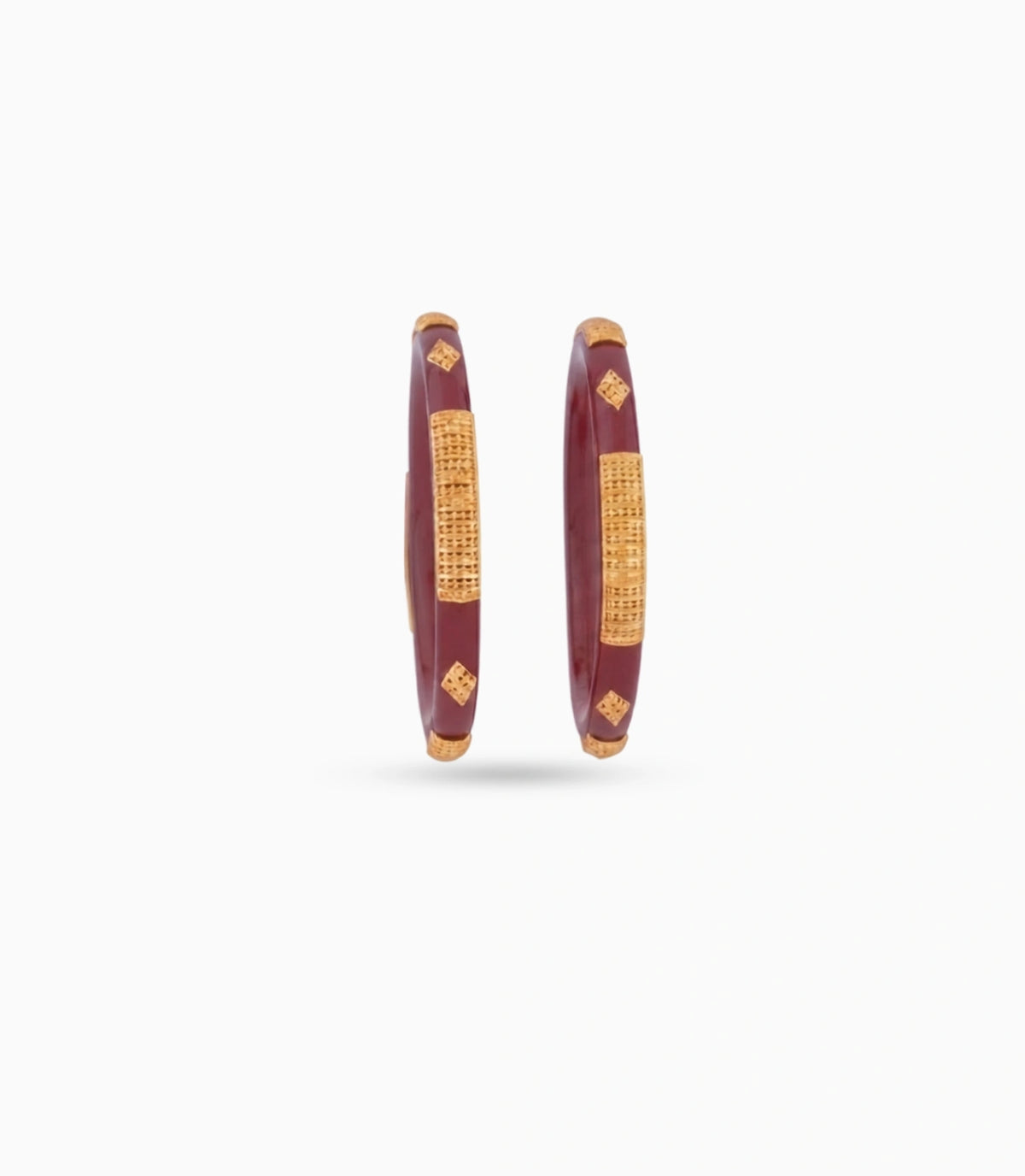 Gold Plated Classy Pola Bangle Set