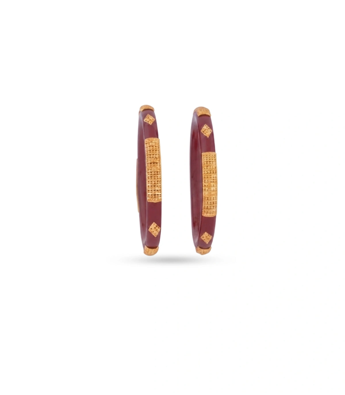 Gold Plated Classy Pola Bangle Set
