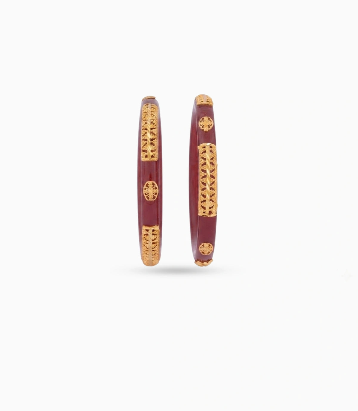 Gold Plated Comfortable Pola Bangle Set