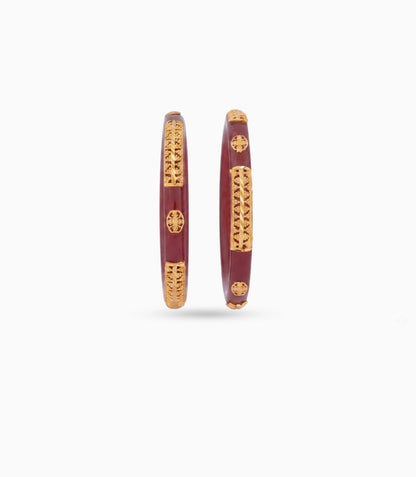 Gold Plated Comfortable Pola Bangle Set