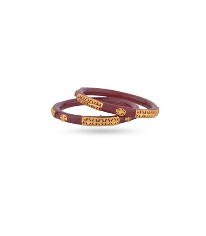 Gold Plated Comfortable Pola Bangle Set