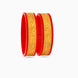 Gold Plated Wide Pola Bangle Set