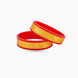 Gold Plated Wide Pola Bangle Set