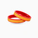 Gold Plated Wide Leaf Pola Bangle Set